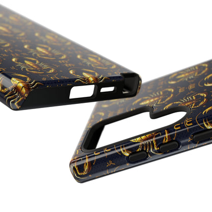Tough Cases, Scorpio, Zodiac, Metal Pattern