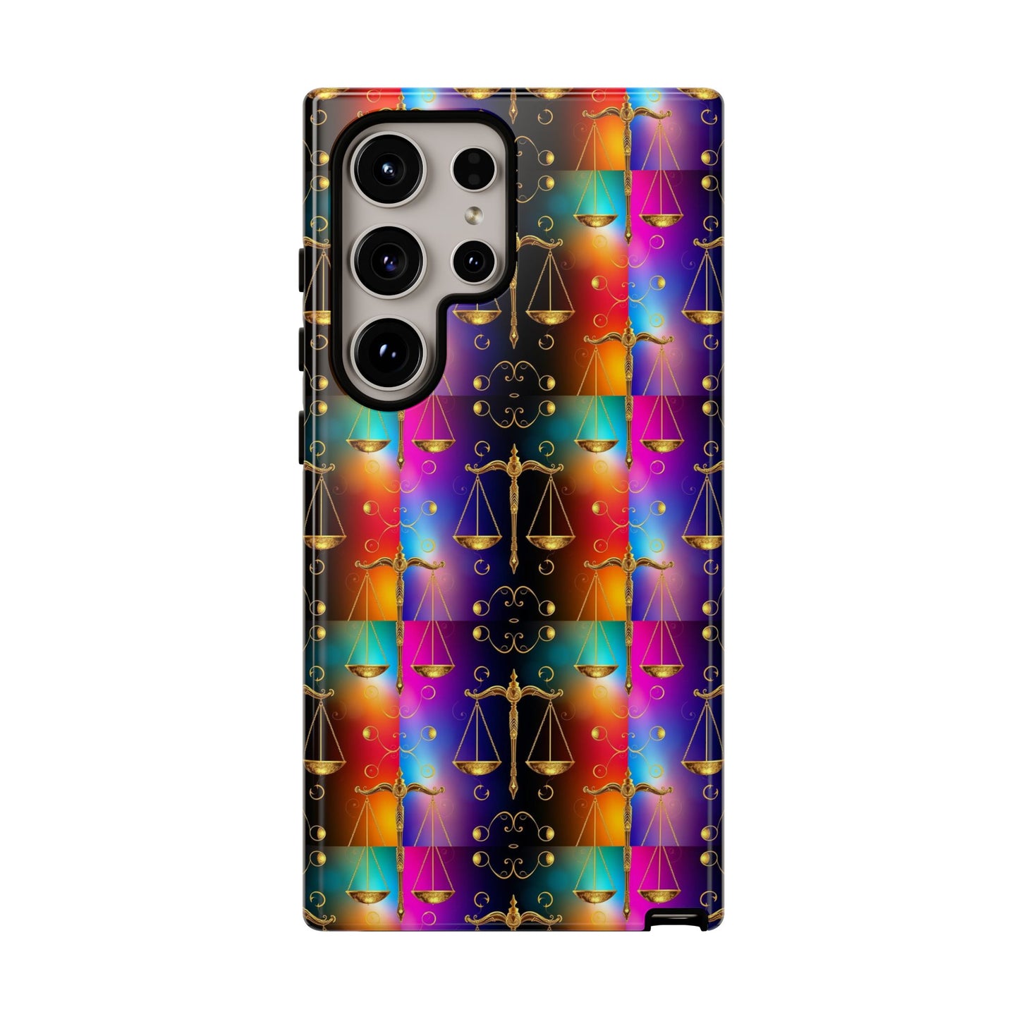Tough Cases, Libra, Zodiac v1, Metal Pattern