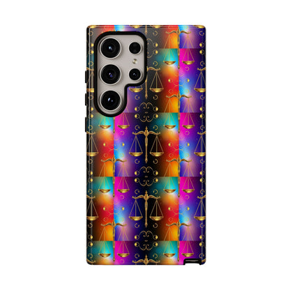 Tough Cases, Libra, Zodiac v1, Metal Pattern