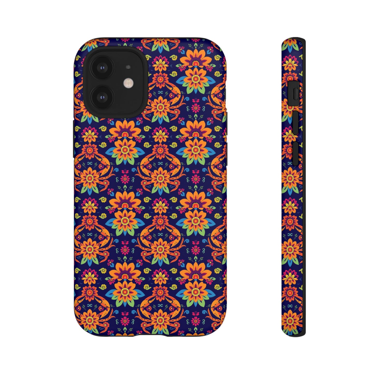Tough Cases, Cancer, Zodiac, Flower Pattern