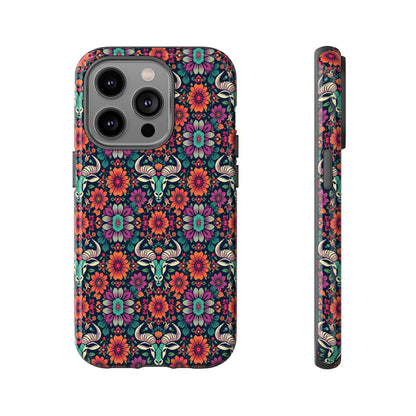 Tough Cases, Taurus, Zodiac v4, Flower Pattern
