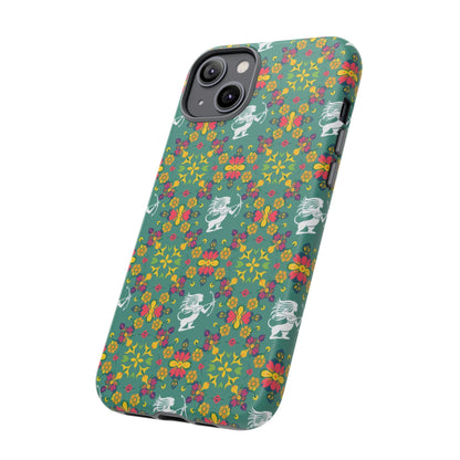 Tough Cases, Sagittarius, Zodiac, Flower Pattern