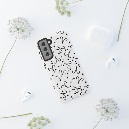 Tough Cases with the Aries Zodiac sign for iPhone, Samsung Galaxy, and Google Pixel devices