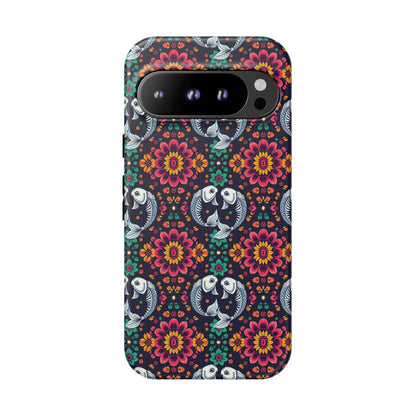 Tough Cases, Pisces, Zodiac v4, Flower Pattern