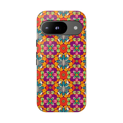 Tough Cases, Scorpio, Zodiac v3, Flower Pattern