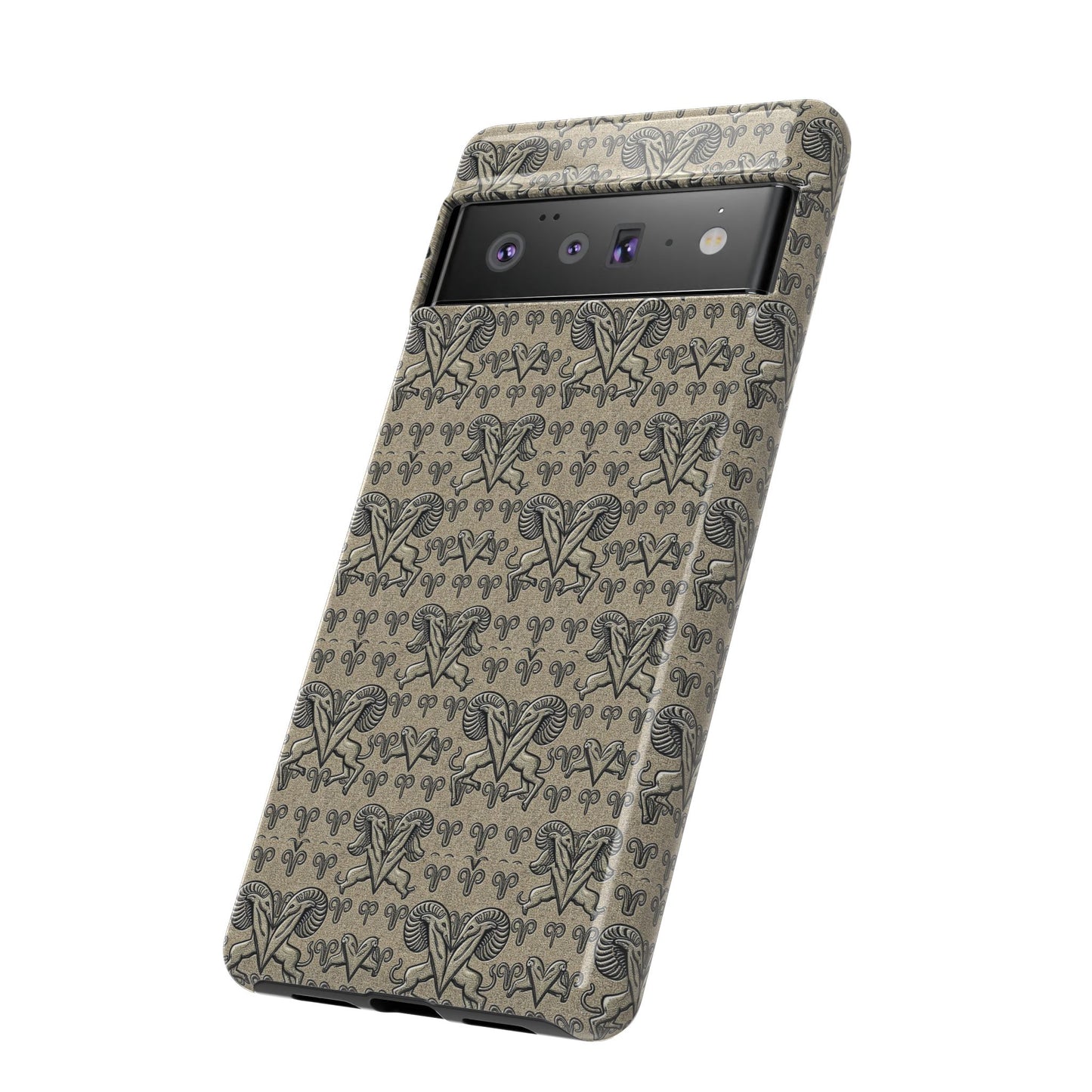Tough Cases, Aries, Zodiac, Metal Pattern