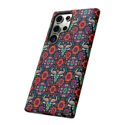 Tough Cases, Taurus, Zodiac v4, Flower Pattern