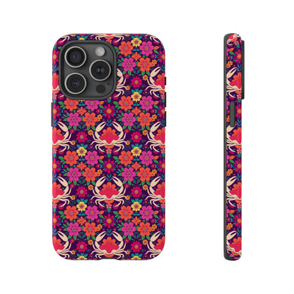 Tough Cases, Cancer, Zodiac v1, Flower Pattern