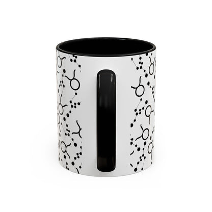 Accent Coffee Mug with the Taurus Zodiac sign (11, 15oz)