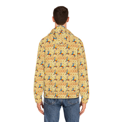 Full-Zip Hoodie (AOP), Virgo, Zodiac v2, Pattern