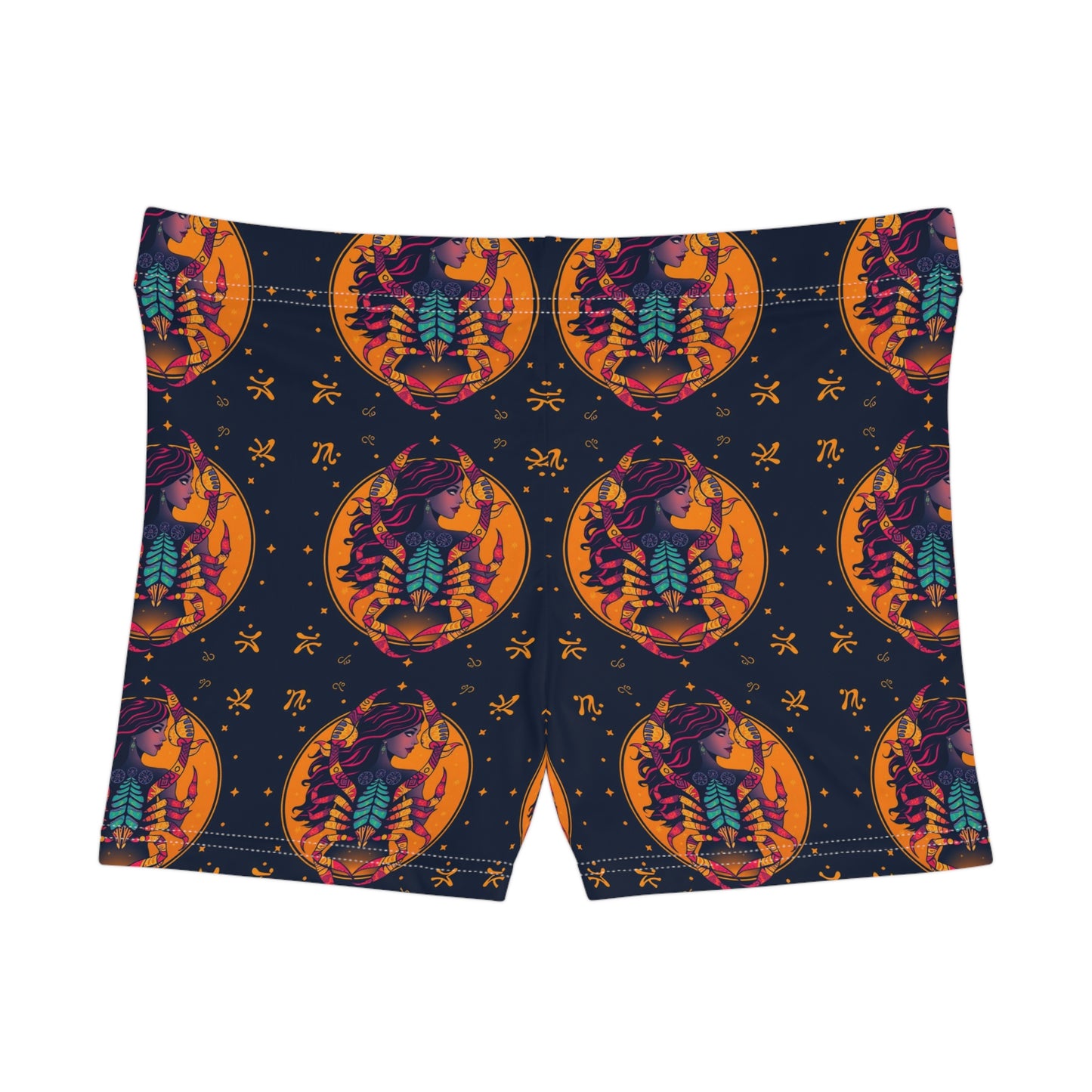 Women's Shorts, (AOP), Scorpio, Zodiac v3, Sexy Pattern