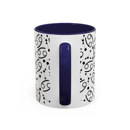 Accent Coffee Mug with the Cancer sign (11, 15oz)