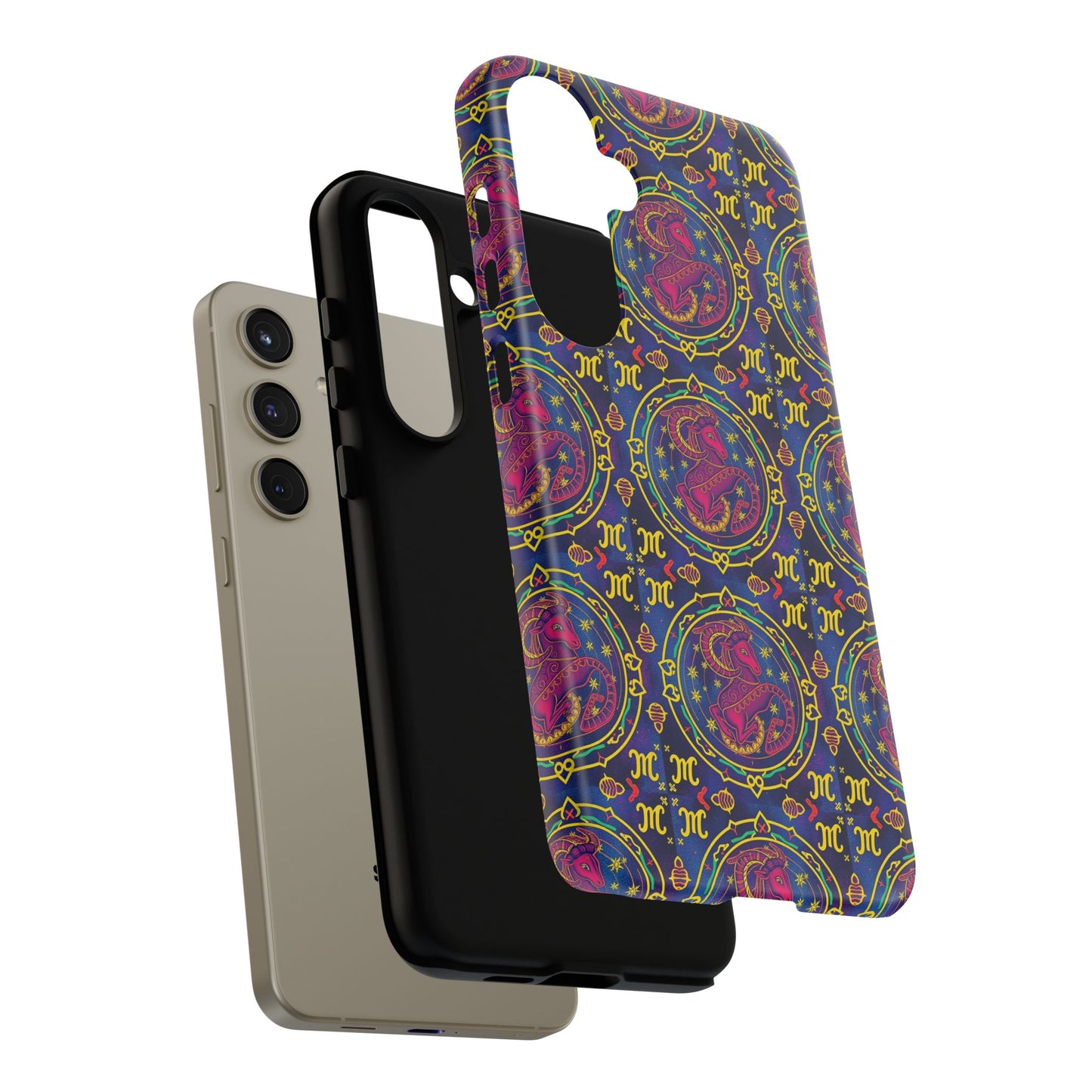 Tough Cases, Capricorn, Zodiac, Metal Pattern