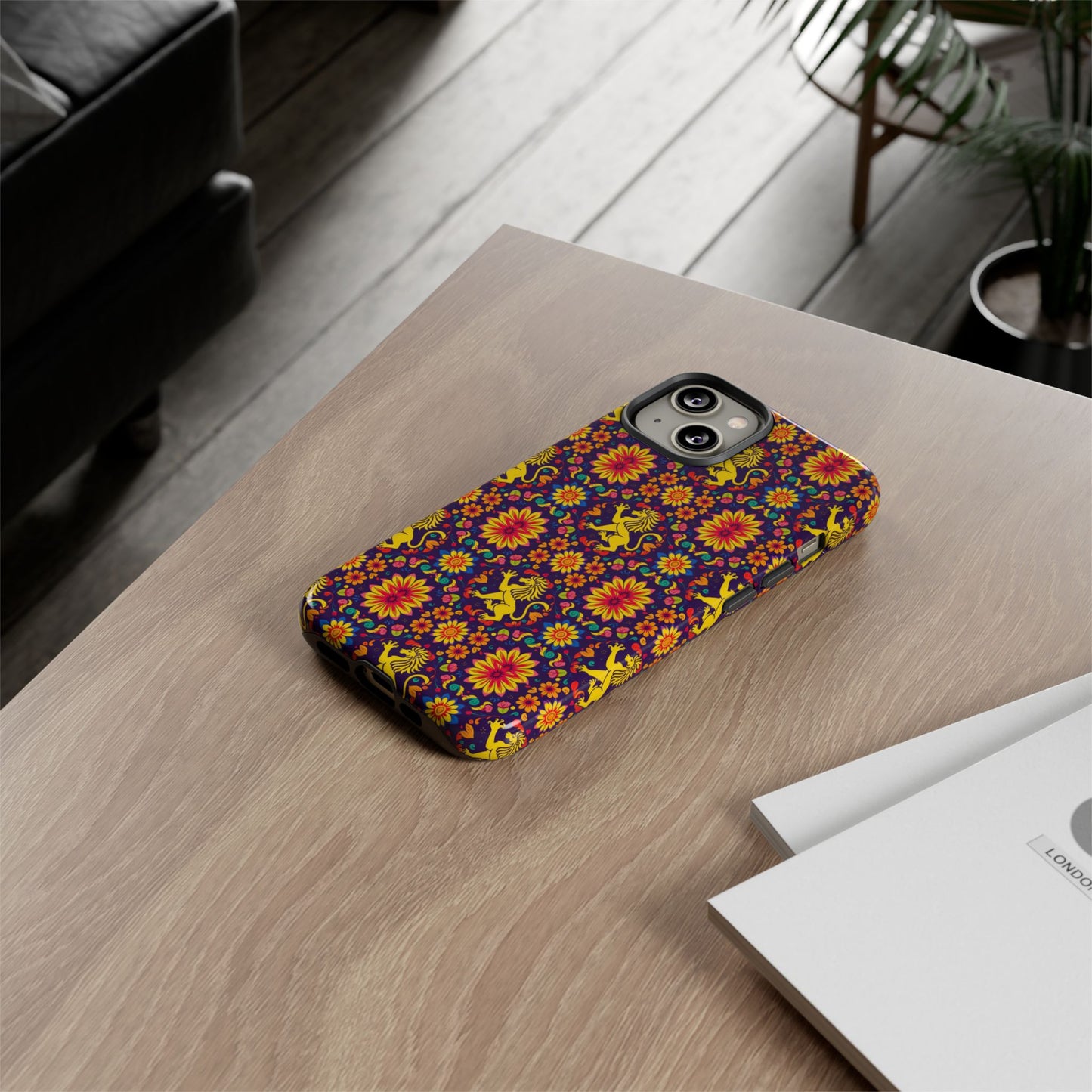 Tough Cases, Leo, Zodiac, Flower Pattern