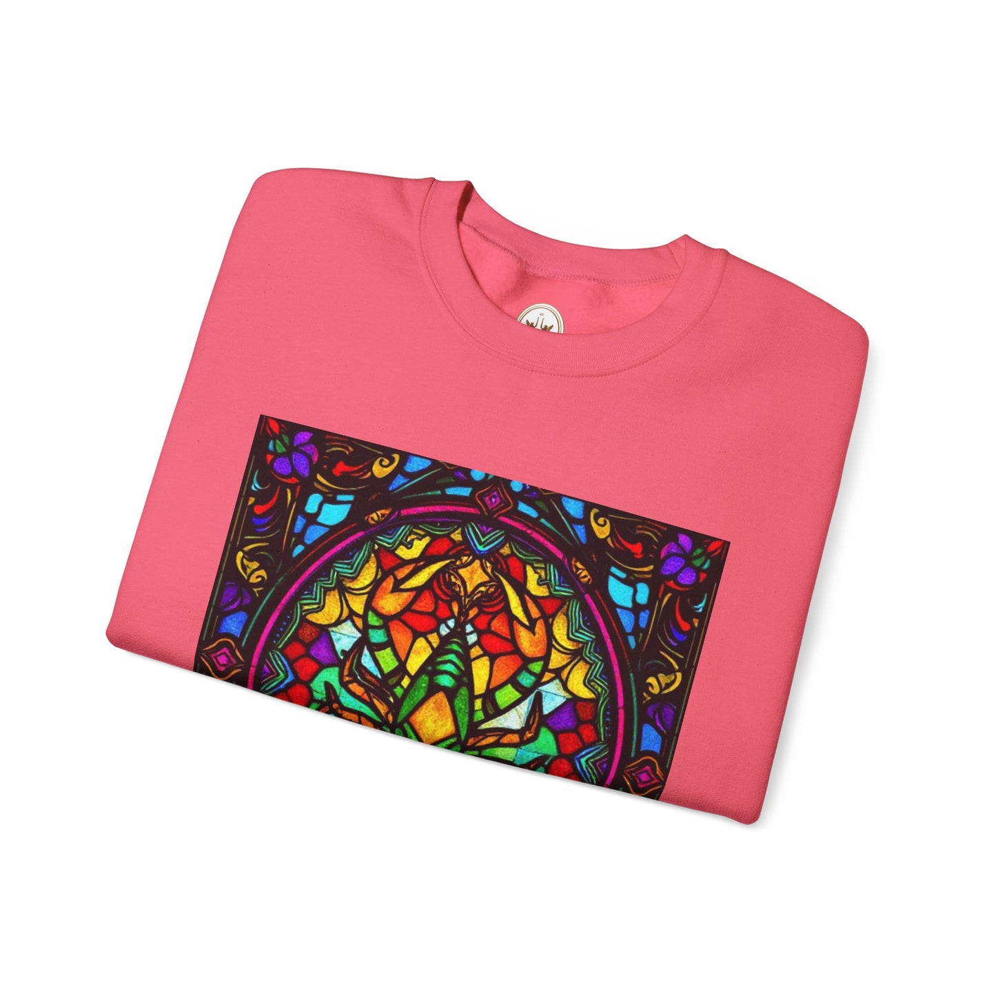 Unisex Heavy Blend™ Crewneck Sweatshirt, Glass 1, Scorpio Zodiac Design