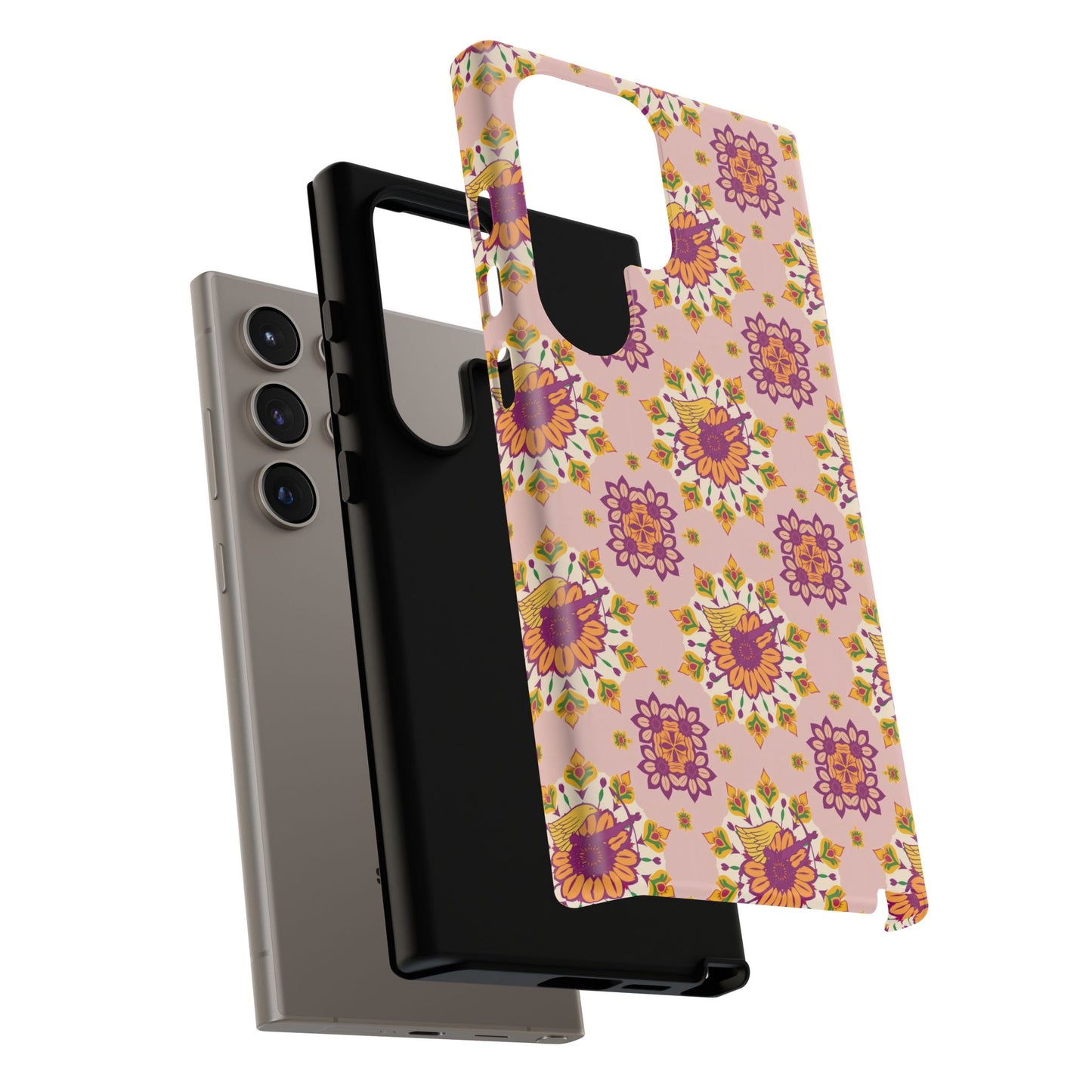 Tough Cases, Sagittarius, Zodiac v4, Flower Pattern