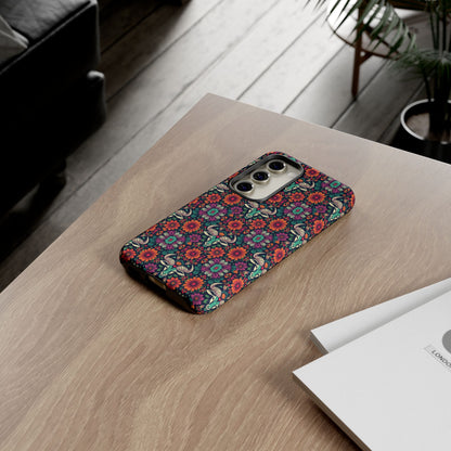 Tough Cases, Taurus, Zodiac v4, Flower Pattern
