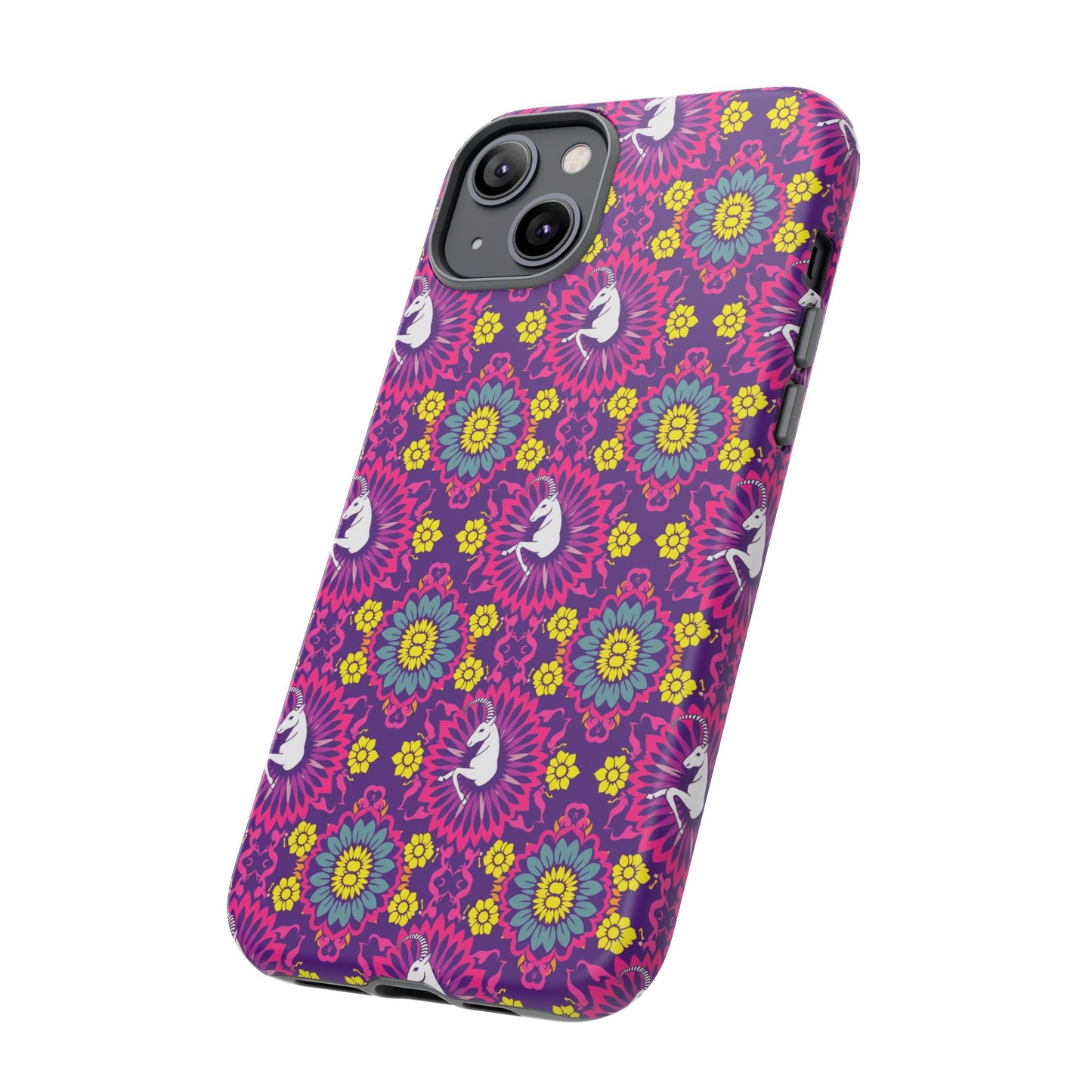 Tough Cases, Capricorn, Zodiac, Flower Pattern