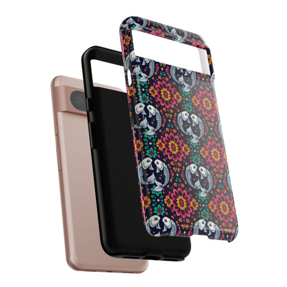 Tough Cases, Pisces, Zodiac v4, Flower Pattern