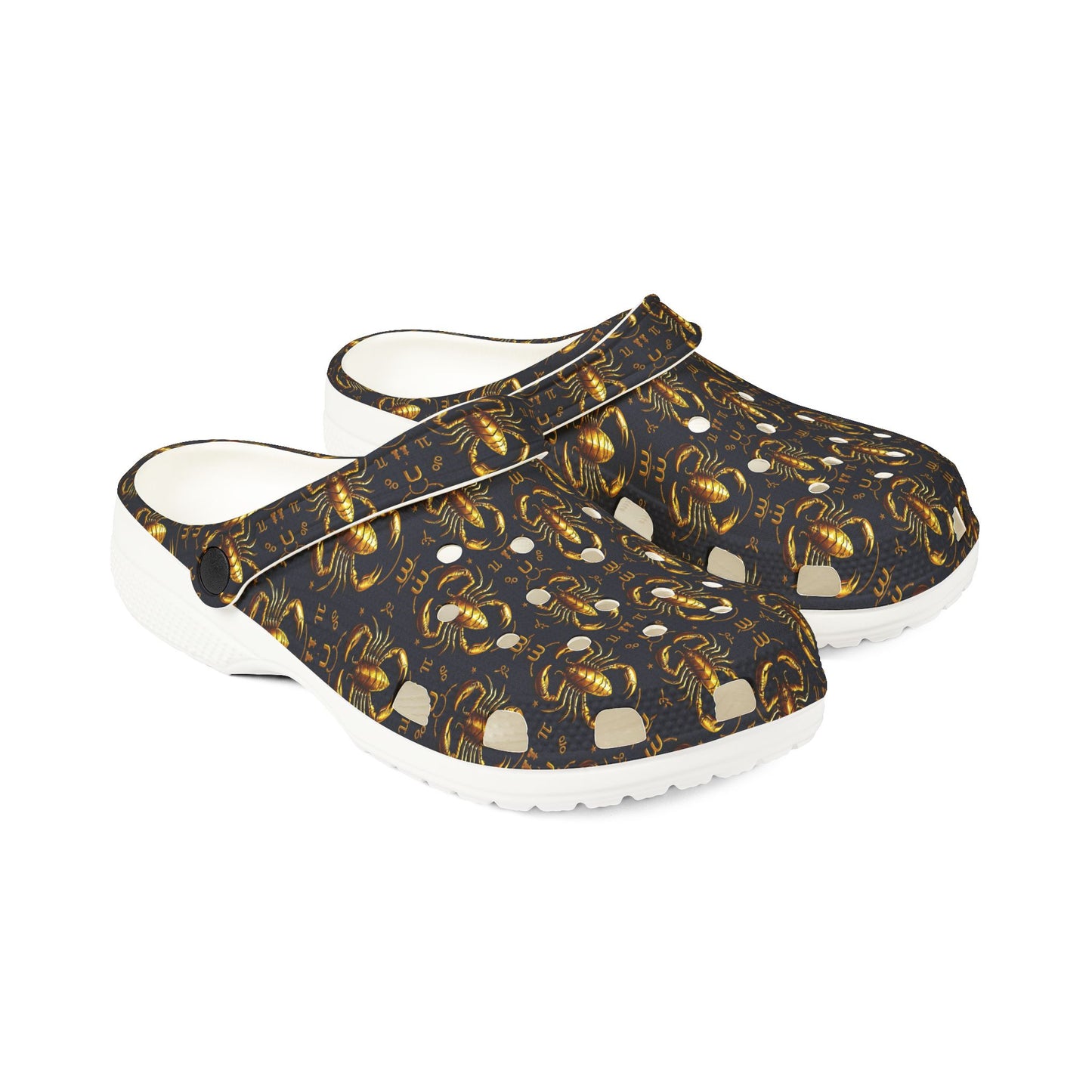 EVA Foam Rubber Shoes, (AOP), Scorpio, Zodiac, Pattern