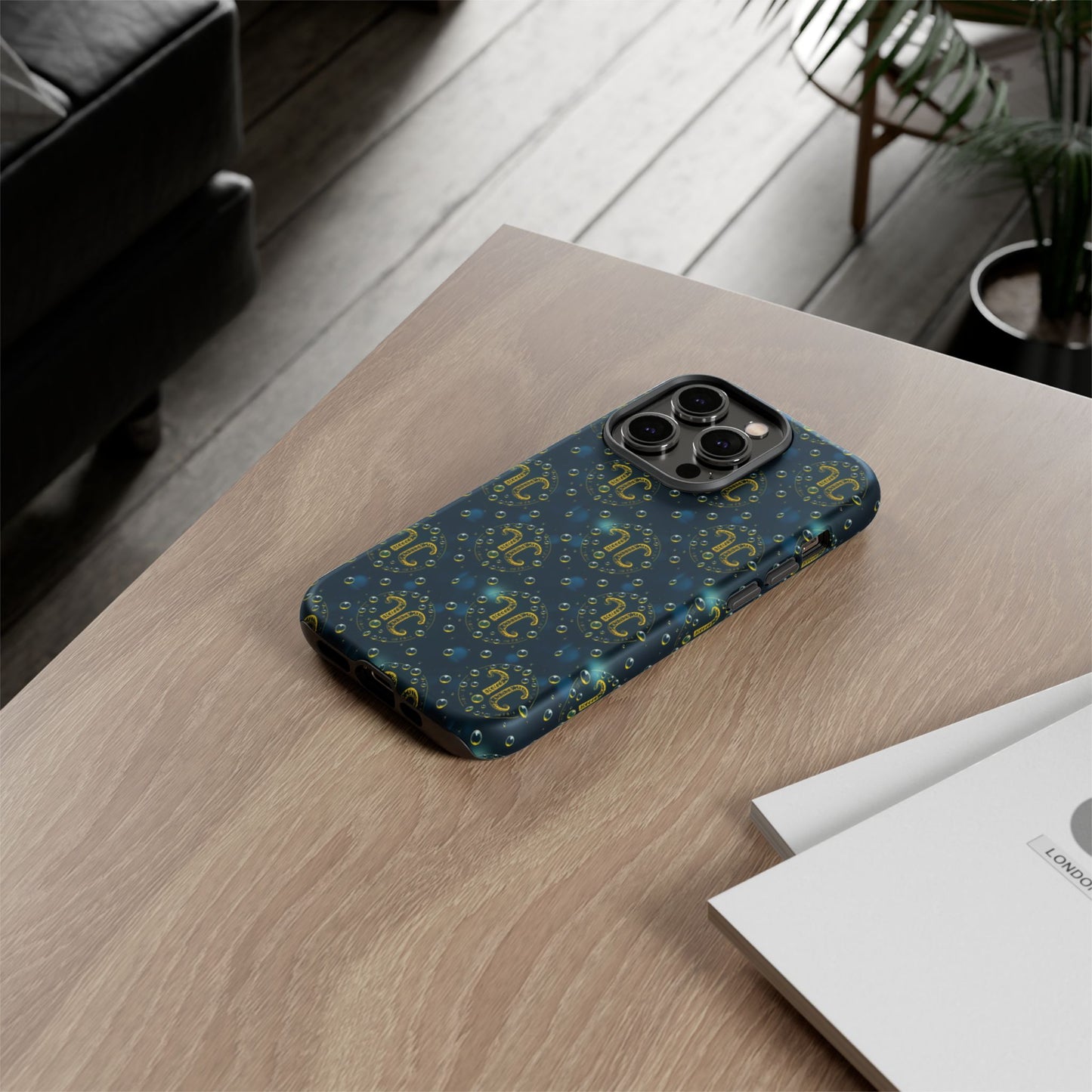 Tough Cases, Aquarius, Zodiac v2, Bubble Pattern