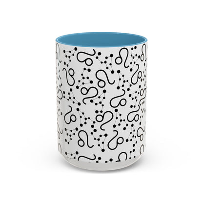 Accent Coffee Mug with the Leo sign (11, 15oz)