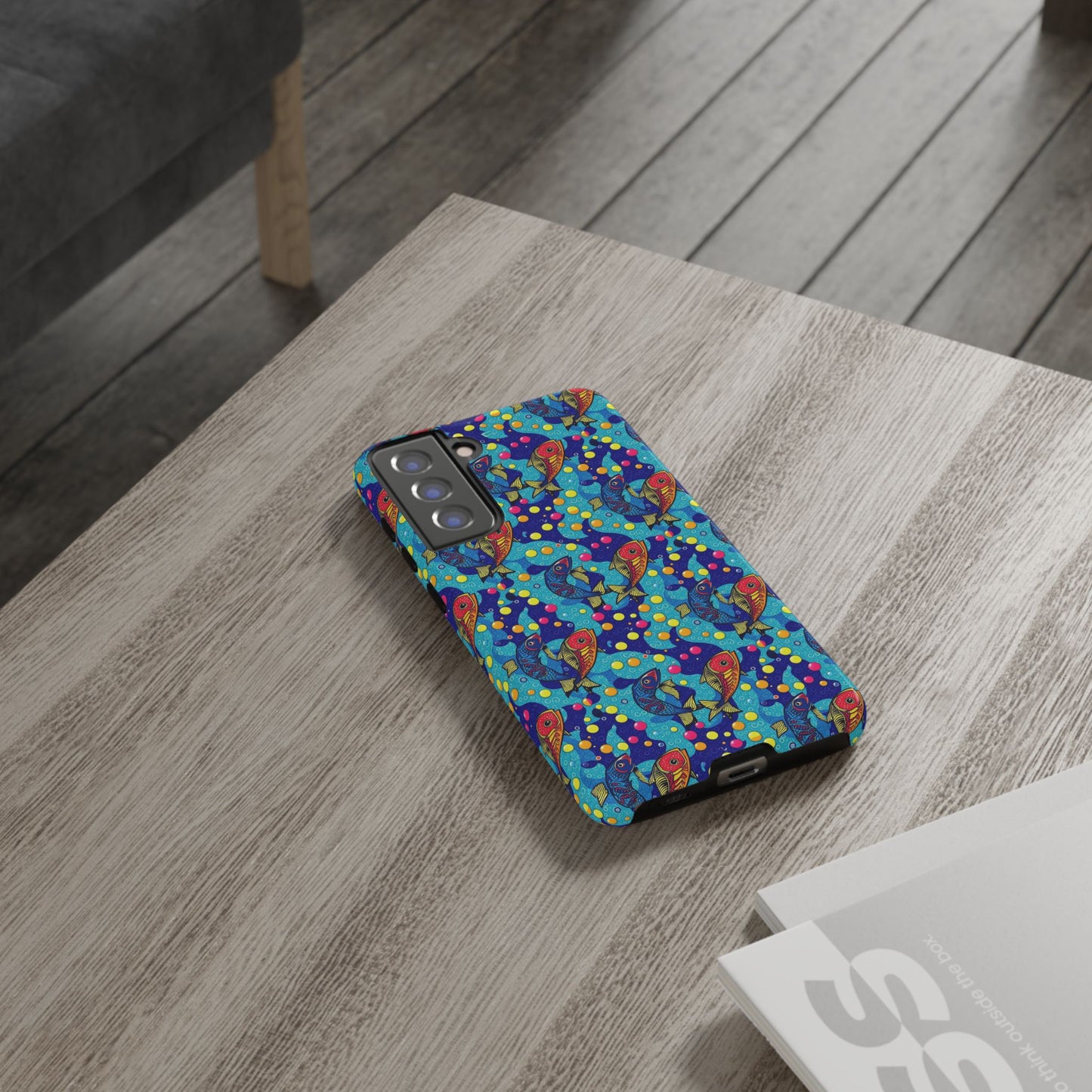 Tough Cases, Pisces, Zodiac v2, Bubble Pattern