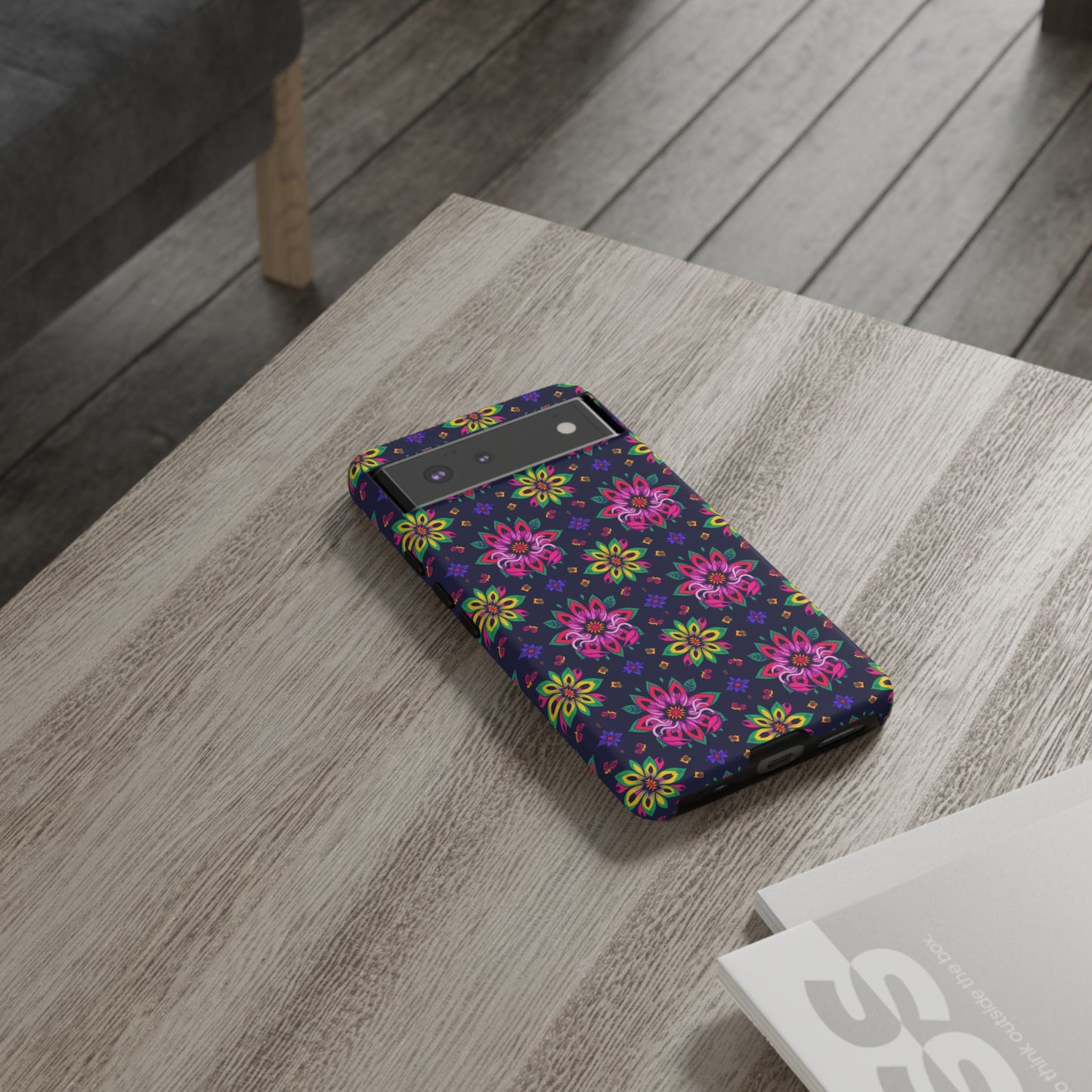 Tough Cases, Scorpio, Zodiac v4, Flower Pattern