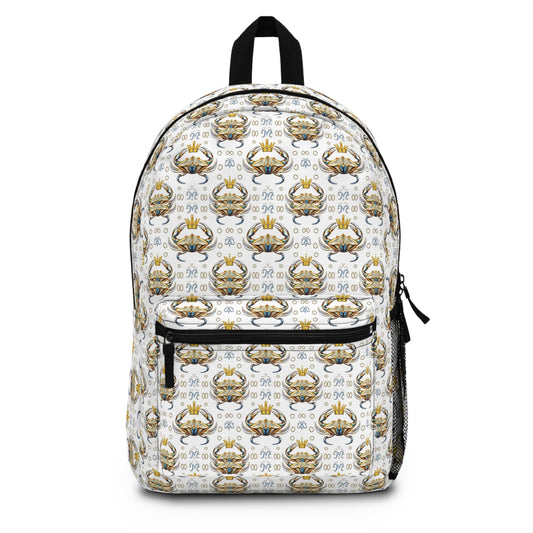 Backpack, Cancer, Zodiac v1, Metal Pattern