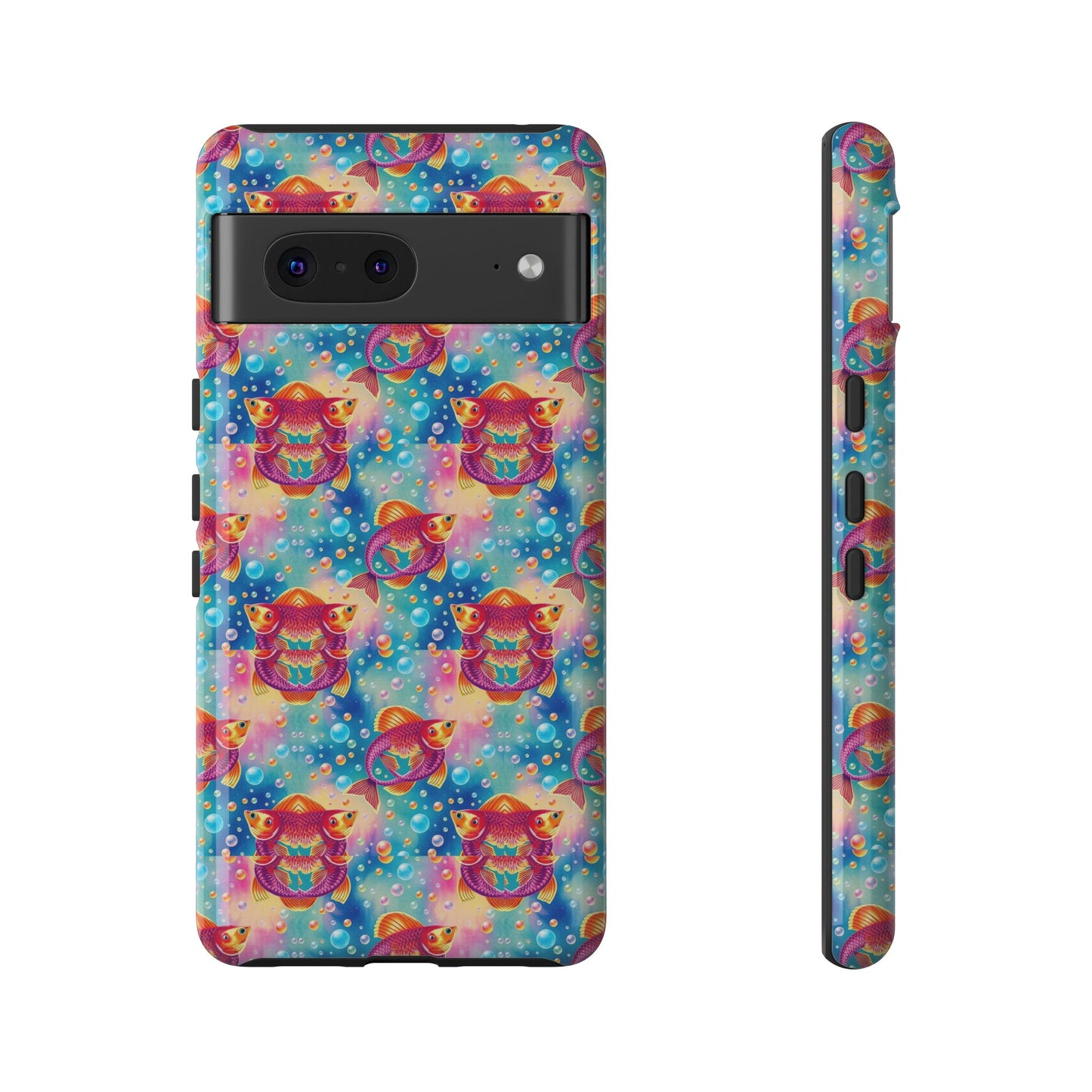 Tough Cases, Pisces, Zodiac v1, Bubble Pattern