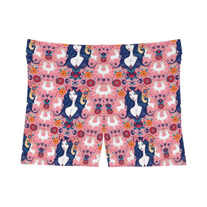 Women's Shorts, (AOP), Capricorn, Zodiac v1, Sexy Pattern