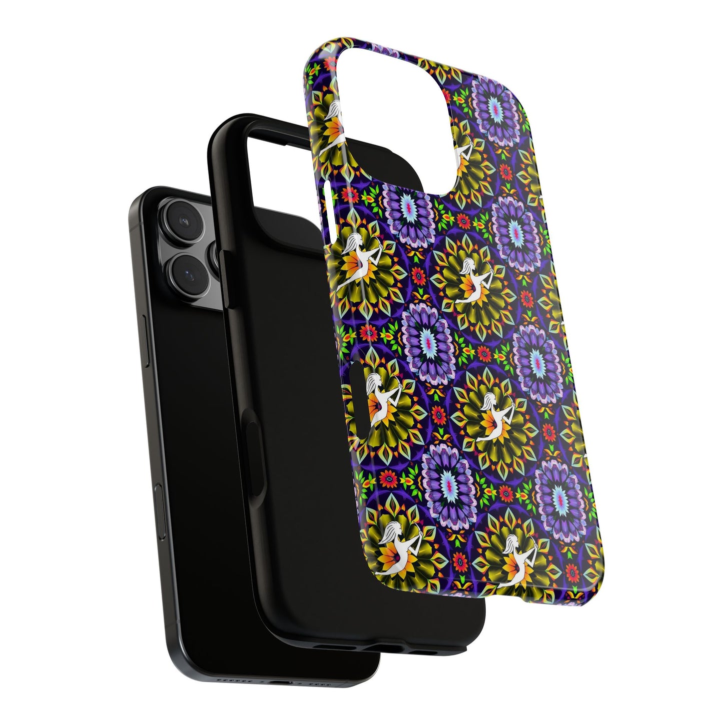 Tough Cases, Sagittarius, Zodiac v1, Flower Pattern