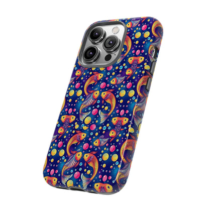 Tough Cases, Pisces, Zodiac, Bubble Pattern