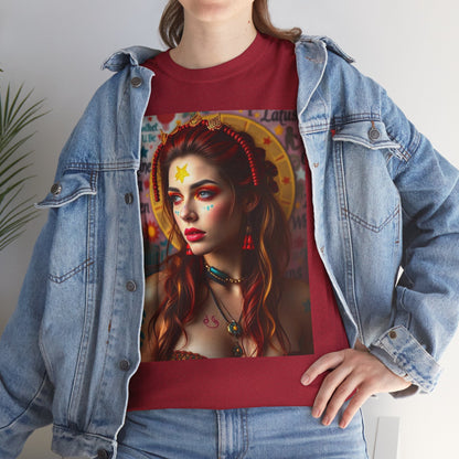 Unisex Heavy Cotton T-Shirt, Sagittarius, Zodiac, Sexy Art