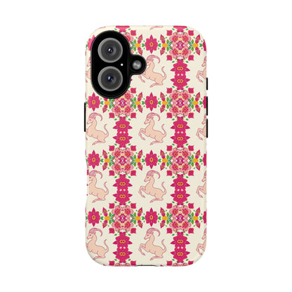 Tough Cases, Capricorn, Zodiac v3, Flower Pattern