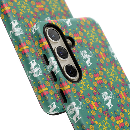 Tough Cases, Sagittarius, Zodiac, Flower Pattern