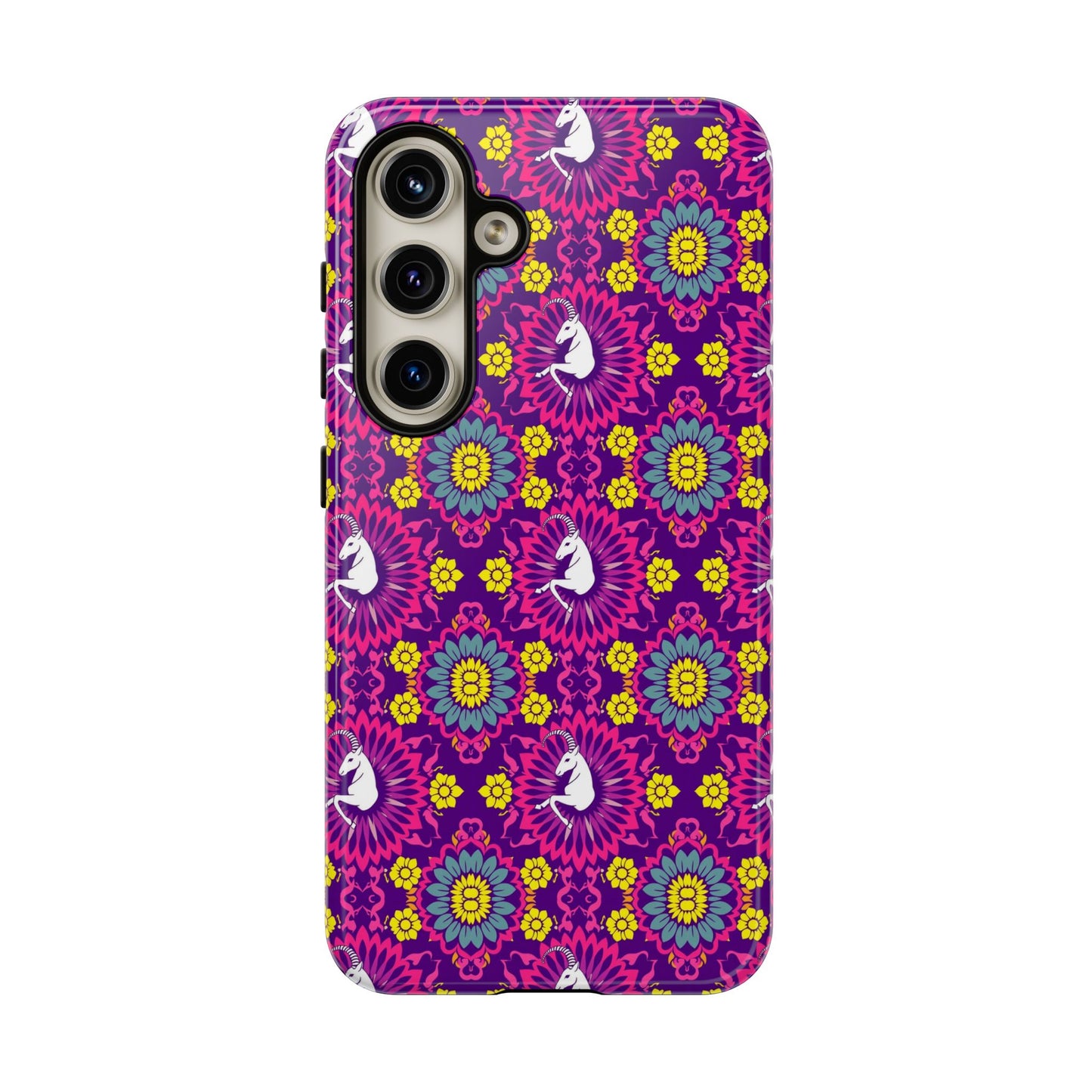 Tough Cases, Capricorn, Zodiac, Flower Pattern