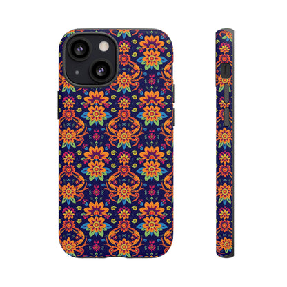 Tough Cases, Cancer, Zodiac, Flower Pattern