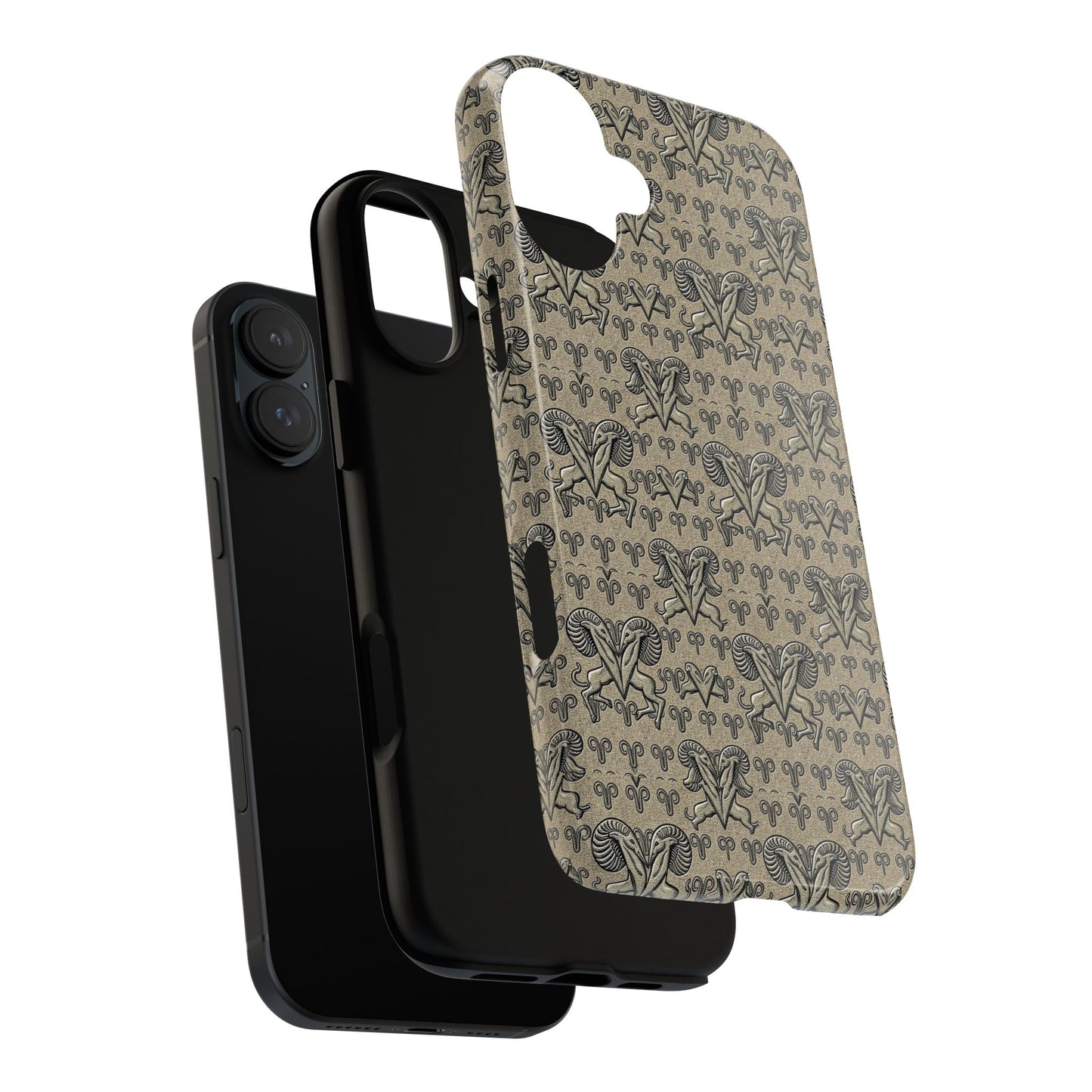 Tough Cases, Aries, Zodiac, Metal Pattern