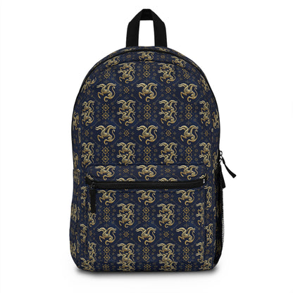Backpack, Aquarius, Zodiac, Metal Pattern