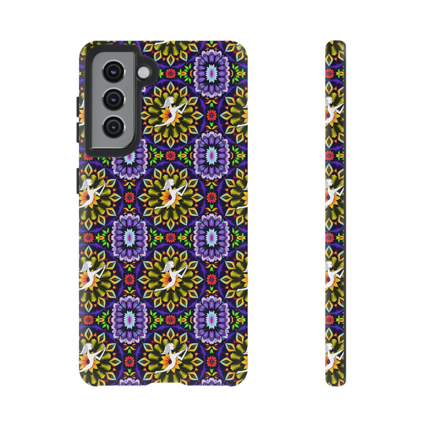 Tough Cases, Sagittarius, Zodiac v1, Flower Pattern