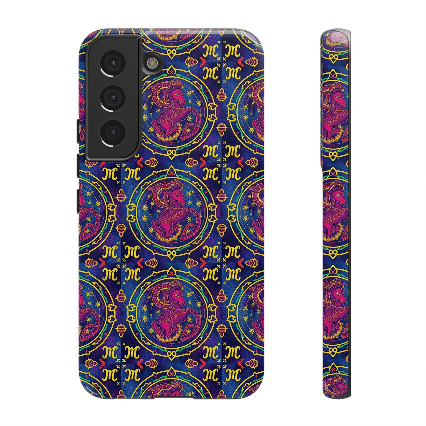 Tough Cases, Capricorn, Zodiac, Metal Pattern