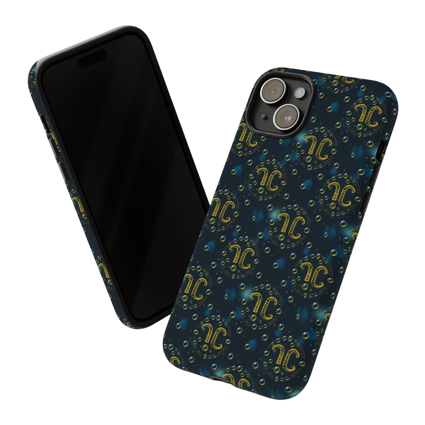 Tough Cases, Aquarius, Zodiac v2, Bubble Pattern