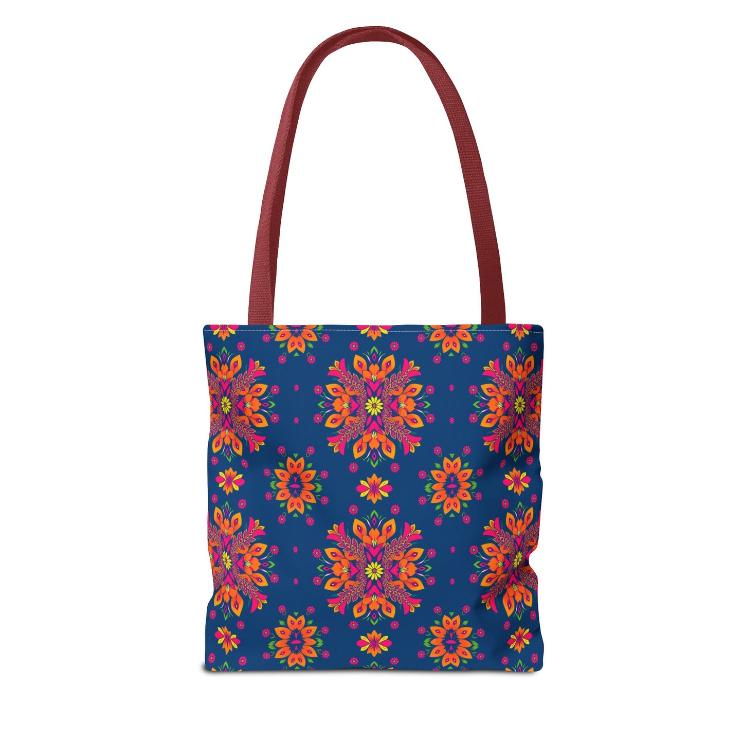 Tote Bag (AOP), Gemini, Zodiac v2, Flower Pattern