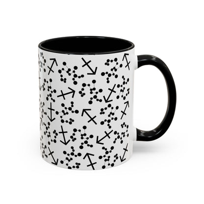 Accent Coffee Mug with the Sagittarius sign (11, 15oz)