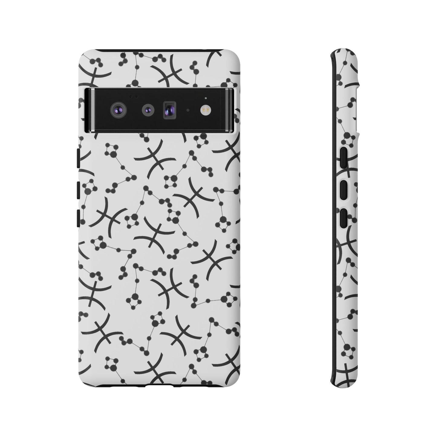 Tough Cases with the Pisces Zodiac sign for iPhone, Samsung Galaxy, and Google Pixel devices