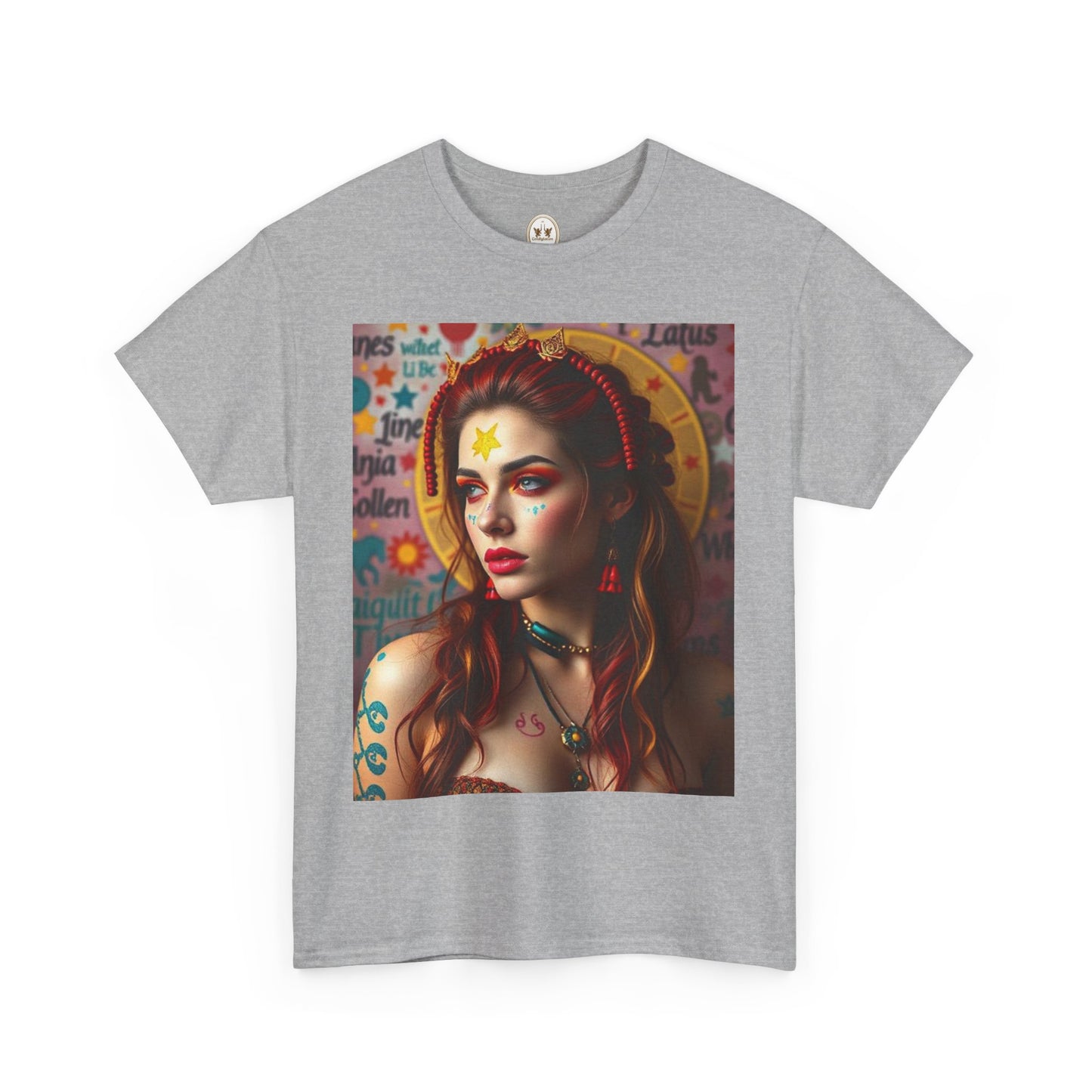 Unisex Heavy Cotton T-Shirt, Sagittarius, Zodiac, Sexy Art