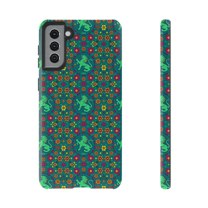 Tough Cases, Leo, Zodiac v3, Flower Pattern