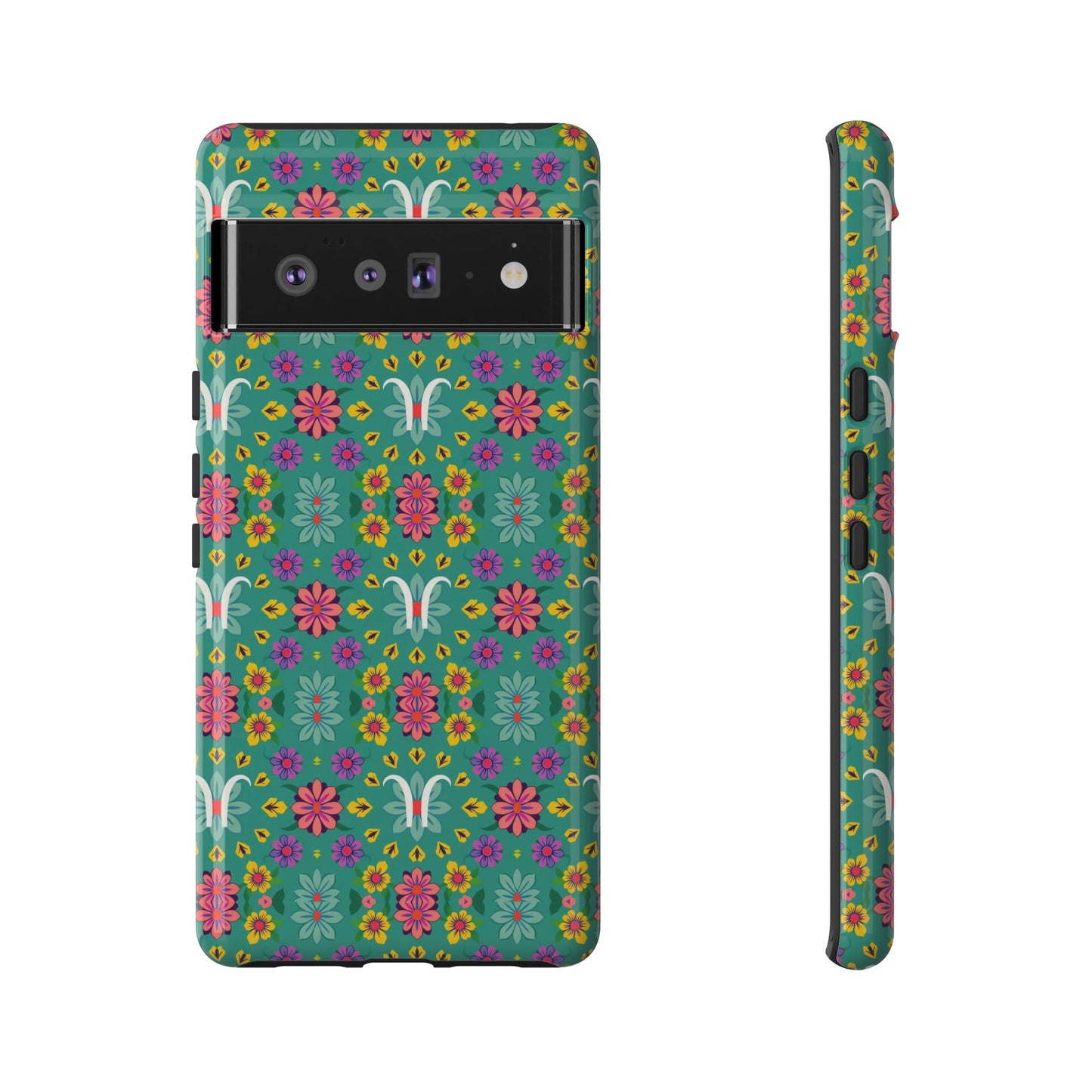 Tough Cases, Aquarius, Zodiac v4, Flower Pattern
