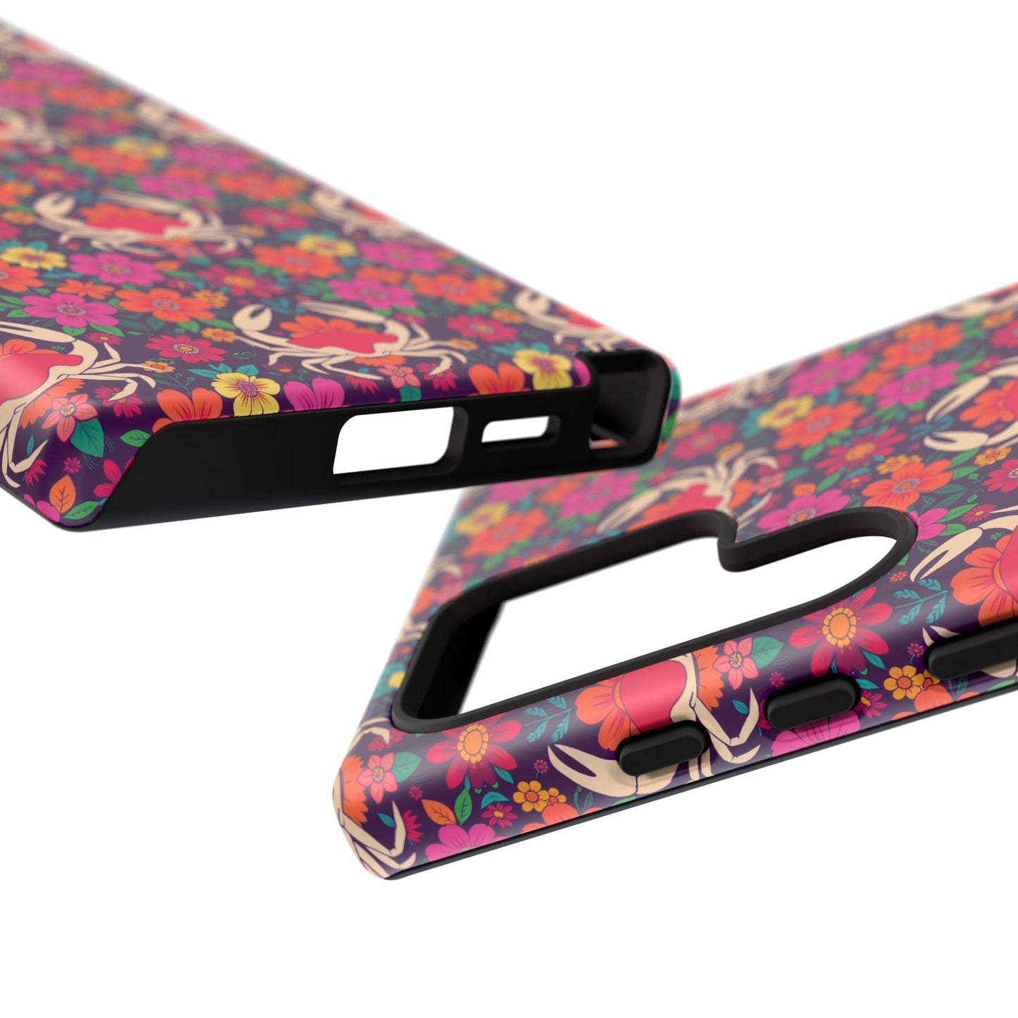 Tough Cases, Cancer, Zodiac v1, Flower Pattern